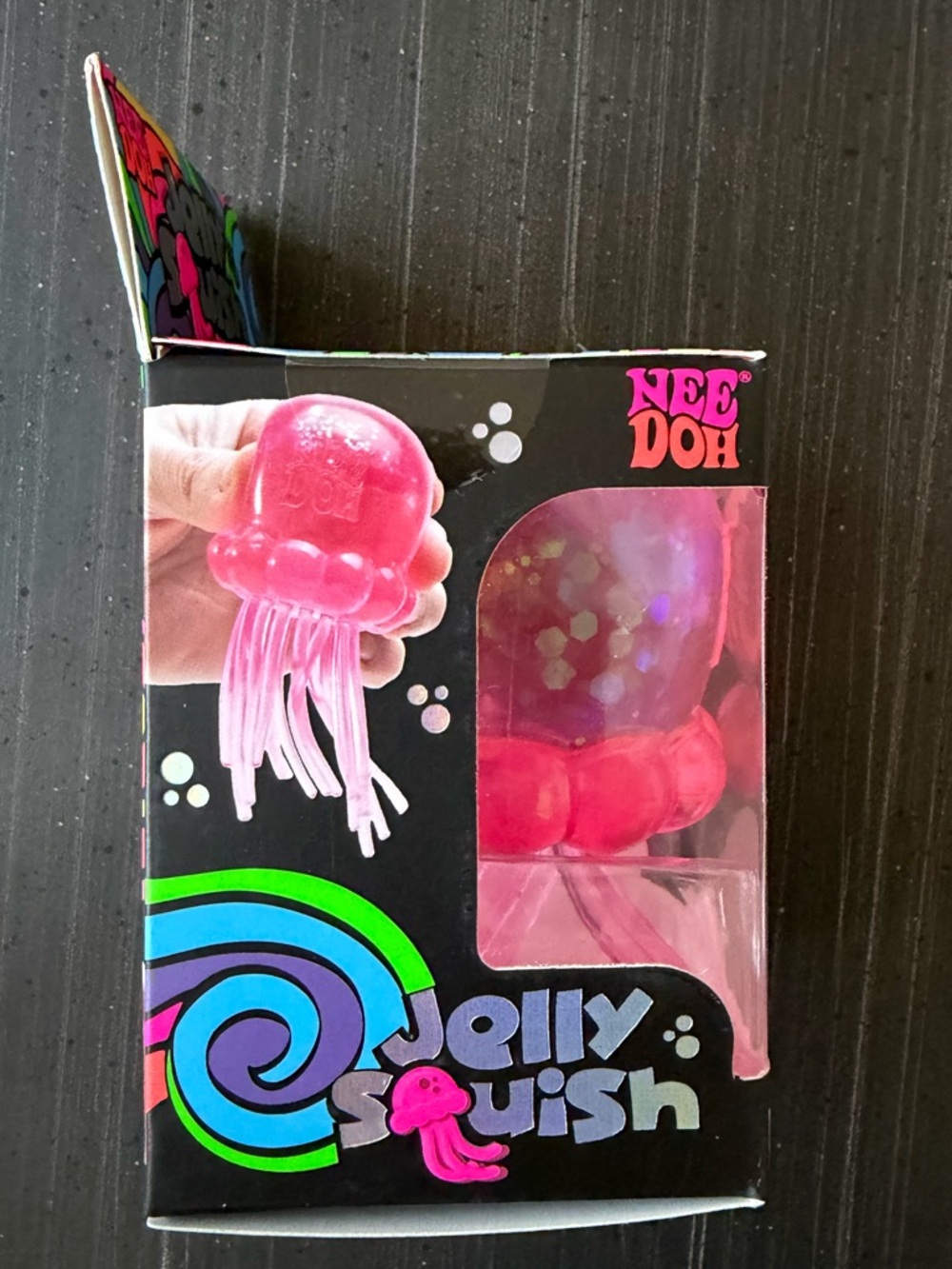 Nee Doh Jolly Squish Super Solid Squish - Pink - Picture 2 of 3